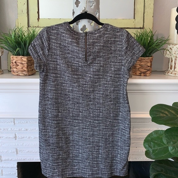 Rachel Zoe Textured Black & White Short Sleeve Mini Dress S - Picture 6 of 8